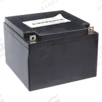 APPROVED VENDOR Sealed Lead Acid Battery: 12V DC, 24 Ah Capacity, 4.96 in Ht, 6.61 in Wd, 6.97 in Dp (MPN 2UKL3). Key specifications — Terminal Connection: Tab with 0.197 in Bolt Hole; Battery Cycle Type: Dual Purpose; Brand: APPROVED VENDOR; Housing Material: ABS.