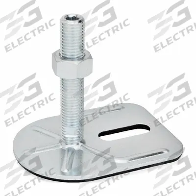 JW WINCO Male-End Leveling Mount: Swiveling Stud, 5/8"-11 Thread Size, 3 3/20 in - Non-Skid Male Leveling Mounts