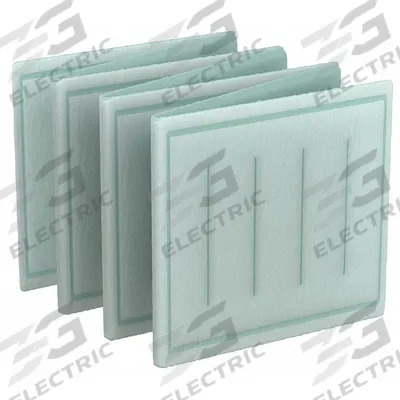 GRAINGER Link Air Filter: 25 in x 16 in x 1 in, 16 in Section Wd, 7 Sections, 2 Ply - MERV 8 Link Air Filters