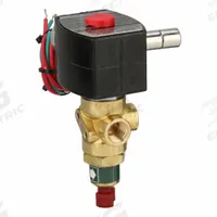 REDHAT Solenoid Valve: 3-Way, Configurable, 1/4 in Pipe Size, 110V AC/120V AC, Manual Operator (MPN EF8320G174MS). Key specifications — Pipe Size: 1/4 in; Voltage: 110V AC; Brand: REDHAT; Coil Enclosure: Watertight.