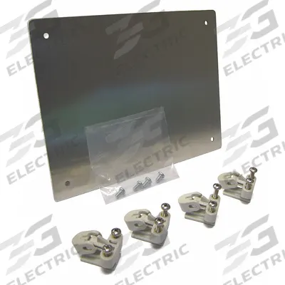 WIEGMANN Swing Out Panel Kit: Swing Out Panel Panel, 16 in Overall Ht, 14 in Overall Wd - Interior Mounting Panels