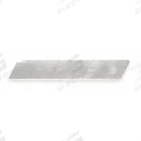 WESTWARD Snap-Off Blade: 4 1/4 in Blade Lg, 3/4 in Blade Wd, 0.02 in Blade Thick, 8 Segments, 10 PK (MPN 2ZRL7). Key specifications — attr307700: Steel; attr307684: 5LC45; attr324887: WESTWARD.