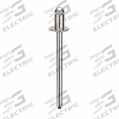 POP AVDEL Blind Rivet,1.284" L,0.122" dia,PK500: Inch, 1 9/32 in Overall Lg, 3/16 in Body Lg - Domed-Head Blind Rivets