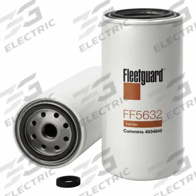 FLEETGUARD Automotive Fuel Filter: 12 11/16 in Overall Lg, 3 11/16 in Outside Dia - Spin-On Fuel Filters