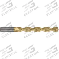 CLEVELAND Jobber Length Drill Bit: #28, 135° Split Point, TiN-Coated Cobalt, Fast Spiral (MPN C16640). Key specifications — attr1229327: 0.1405.