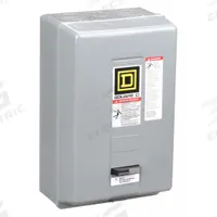 SQUARE D Magnetic Motor Starter: Non-Reversing, 3 Poles, NEMA Size 2, 45 A, 120V AC Coil (MPN 8536SDG1V02S). Key specifications — Brand: SQUARE D; Coil Voltage: 110/120V AC; Phase: Three; Operator: None; Terminal Connection Type: Screw Clamp Terminals; Includes Pilot Light: No; Operator Controls: None; Auxiliary Contacts Included: No Auxiliary Contacts Included.