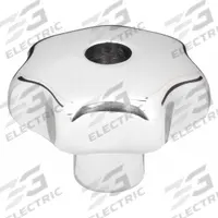 KIPP Hand Knob: 7 Point, Stainless Steel, M10 Thread, 18 mm Thread Lg, 50 mm Dia (MPN K0150.450102). Key specifications — Brand: KIPP; Finish: Polished.