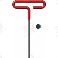 EKLIND Hex Key: 0 Ball Ends, 1/4 in Tip Size, SAE, Long, Alloy Steel, Black Finish, 6 in Long Arm Lg (MPN 51616). Key specifications — attr1205521: EKLIND; attr1205526: Black Finish.
