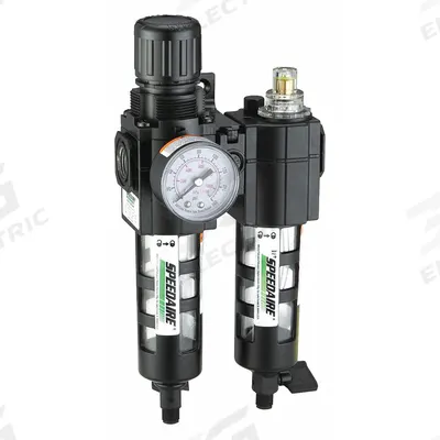 SPEEDAIRE Filter/Regulator/Lubricator: 3/8 in NPT, 51 cfm, 150 psi Max Op Pressure - Speedaire Filter, Regulator & Lubricators (FRLs)
