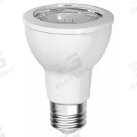 GE LAMPS Compact LED Bulb: LED, PAR20, Medium Screw (E26), 7 W Watt, 3000K, 520 lm Light Output (MPN LED7DP203W830/20). Key specifications — Bulb Finish: Clear; Color Temperature: 3000K; Shatter-Resistant: No; Brand: GE LAMPS; Voltage: 120V AC; Bulb Shape: PAR20.