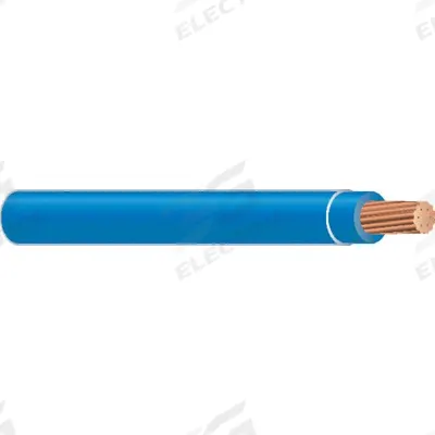 SOUTHWIRE Building Wire: Copper, 10 AWG, 1 Conductors, Stranded, Blue, 1,000 ft Lg - Copper THHN/THWN Building Wires