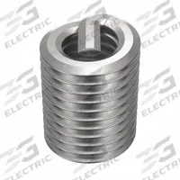 HELI-COIL Helical Insert: Tanged Tang Style, Free-Running, M3-0.50 Thread Size, Plain, Plain, 100 PK (MPN A1084-3CN060). Key specifications — attr798694: 18-8; attr798710: Right Hand; attr798707: M3-0.50; attr798676: Metal; attr798705: Metric; attr798675: HELI-COIL; attr798681: 3.15mm; attr798708: 200,000 to 250,000 psi.