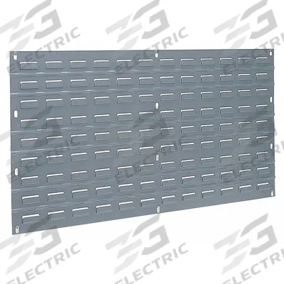 AKRO-MILS Louvered Panel: 20 in x 36 in x 5/16 in, 1 Sides, 0 Bins - Wall-Mount Louvered Panels Without Bins