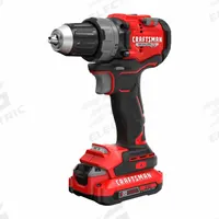 CRAFTSMAN Drill-Driver Kit: 20V MAX*, 1/2 in Chuck, 2,000 RPM Max., Brushless, Battery Included (MPN CMCD725D2). Key specifications — attr1169525: Brushless.