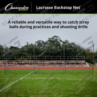 CHAMPION SPORTS Lacrosse Trainer: Steel, Blue, Polyethylene, Black - Lacrosse Nets & Goals