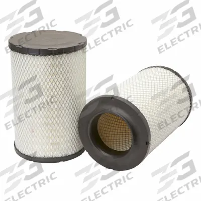 FLEETGUARD Automotive Air Filter: Round-Oval, Engine, Axial Seal, 9 9/32 in Outside Dia - Round/Oval Engine Air Filters