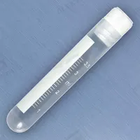 APPROVED VENDOR Cryogenic Vial: Cryogenic, Polypropylene, 4 mL, 12.5 mm Body Dia, Sterile, Colorless (MPN 3004). Key specifications — Self-Standing: Not Self-Standing; Brand: APPROVED VENDOR; Vial Type: Cryogenic; Body Color: Colorless; Includes Closure: Yes; Bottom Shape: Round; Thread Location: Internal.