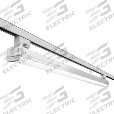 LITHONIA LIGHTING Linear Ambient Fixture: LED, Linear Shape, 15 W_35 W, 4 ft Lg, Compatible with Track J - Linear Track Heads