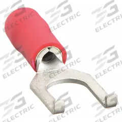GRAINGER Fork Terminals: Red, Vinyl, #10 Stud Size, 22 AWG – 16 AWG Wire Range, Flanged Fork, 600 V (MPN 5UGL2). Key specifications — Barrel Style: Insulation Grip; Manufacturer Part Number: 5UGL2; Brand: GRAINGER.