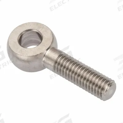 AMPG Fixed Rod End: Stainless Steel, Plain, 45 mm Hole Center-to-End Lg, Right Hand - Stainless Steel Male Threaded Fixed Rod Ends