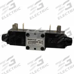 AVENTICS Solenoid Air Control Valve: Series L01, Double Solenoid, Four-Way / Two-Position (MPN L01SS4592000030). Key specifications — attr1076719: L01SS4592000030; attr1076777: Non-Locking; attr1076785: Solenoid Air Control Valve; attr1076787: Solenoid Return; attr1076800: 110 to 120V AC; attr1076739: Plug-In.