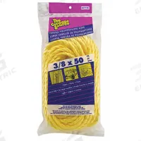 APPROVED VENDOR General Purpose Utility Rope: Twisted, 3/8 in Dia, 385 lb Working Load Limit, Yellow (MPN 362YP-WA). Key specifications — Brand: APPROVED VENDOR; Rope Type: Dynamic.