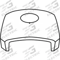 RUBBERMAID COMMERCIAL PRODUCTS Dome Top with Hole: For 4KFP2/4KFP3/4KFP6/4KFP7/5M833/5M843 (MPN FG3975M2BLA). Key specifications — For Use With Grainger Item Number: 4KFP2; For Use With Mfr. Model Number: FG397001BLA; Fits Brand: Rubbermaid Commercial; Product Type: Dome Top with Hole; Brand: RUBBERMAID COMMERCIAL PRODUCTS.
