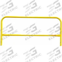 GARLOCK SAFETY SYSTEMS Guardrail: 5 ft x 32 in, 12 7/8 in Mid-Rail Ht, Fold-Down Capable, Permanent (MPN 407493S). Key specifications — Fold-Down Capable: Yes; Guardrail Component: InvisiRail Fold Down Guardrail; Material: Steel; Color: Yellow; For Use With: 407490; Installation Type: Permanent; Sub-brand: Invisi-Rail(TM); Brand: GARLOCK SAFETY SYSTEMS.
