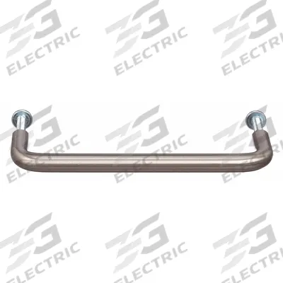 MONROE PMP Pull Handle: Threaded Holes, Stainless Steel, Silver, #10-32 Screw Size - Standard Pull Handles