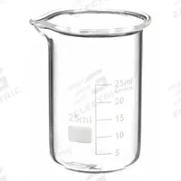 APPROVED VENDOR Beaker: 25 mL, 0.8 fl oz, Low Form, Colorless, Glass, Autoclavable (MPN 5YGY8). Key specifications — attr1371051: APPROVED VENDOR; attr1371062: Colorless.