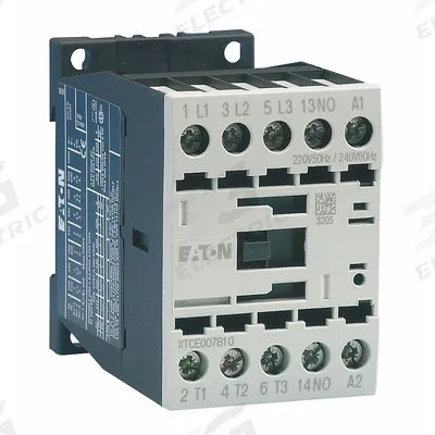 EATON Magnetic Contactor: Non-Reversing, 3 Poles, 3NO Contacts, 15 A - Non-Reversing IEC Contactors