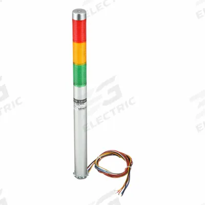 APPROVED VENDOR Tower Light Assembly: 3 Tier, Amber/Green/Red, No Sounder Tier - Three-Tier Tower Light Assemblies