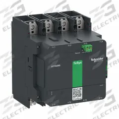 SCHNEIDER Contactor: 4 Poles, 4NO Contacts, 265 A, 120V AC/48V AC Coil (MPN LC1G2654EHEN). Key specifications — Brand: SCHNEIDER; Integrated Surge Suppression: No; Wire Termination Type: Spring Loaded; Nominal Coil Voltage @ 60Hz: 48V AC.