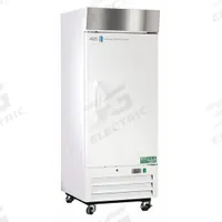 AMERICAN BIOTECH SUPPLY Lab Refrigerator: 12 cu ft, Upright, 1°C to 10°C, 29 3/4 in Overall Dp, Temp (MPN ABT-HC-SLS-12). Key specifications — Door Opening Style: Right; Color: White; Alarm Type: Temperature; Manufacturer Part Number: ABT-HC-SLS-12; Brand: AMERICAN BIOTECH SUPPLY; Product Type: Lab Refrigerator; Door Type: Swing Solid; Refrigerant Type: R-290.