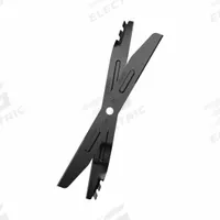 EGO Lawn Mower Blade: 5/8 in Dia, 4 7/8 in Wd, 22 in Lg, Compatible with: LM2200SP/LM2206SP (MPN AB2200D). Key specifications — Center Hole Diameter: 5/8 in; Brand: EGO.