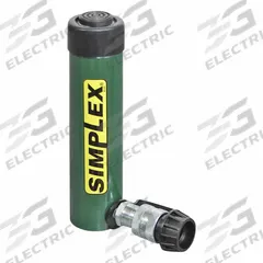 SIMPLEX Cylinder: Single Acting, 10 ton Nominal Capacity, 2 in Nominal Stroke Lg, Steel (MPN R102). Key specifications — attr98927: SIMPLEX.