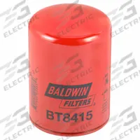 BALDWIN FILTERS Transmission Fluid Filter: John Deere, 30 psid Bypass Valve/M24 x 1.5 Stud Thread (MPN BT8415). Key specifications — Brand: BALDWIN FILTERS; Compatible Vehicle Make: John Deere; Includes: 30 psid Bypass Valve; Media Material: Cellulose; Baldwin Interchange: BT8415; FleetGuard Interchange: HF6316.