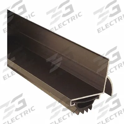 PEMKO Door Shoe: Aluminum, 48 in Lg, 1 1/4 in Wd - Door Shoes