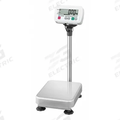 A&D WEIGHING Washdown Platform Scale: 15 in Weighing Surface Dp, 11 3/4 in Weighing Surface Wd - Food Scales
