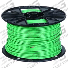 Building Wire: Copper, 18 AWG, 1 Conductors, Stranded, Green, 500 ft Lg, TFFN (MPN 27025601). Key specifications — Voltage: 600 V; Brand: SOUTHWIRE.