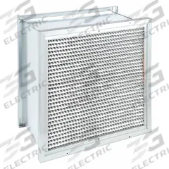 GRAINGER Cartridge Air Filter: 20 in x 20 in x 12 in, Steel, Double Header, MERV 13 (MPN 2GGU1). Key specifications — Brand: GRAINGER; Media Material: Microfiber; Air Filter Header Type: Double Header; Frame or Header Material: Steel.