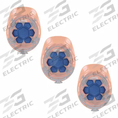 CHILL-ITS BY ERGODYNE Pad: Foam/Microfiber, Blue - Sweat Bands for Hard Hats and Bump Caps
