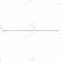 WINGITS STRAIGHT SHOWER ROD: 60 in Overall Wd, Stainless Steel, Brushed Nickel, Drywall (MPN WOCONSTSN5). Key specifications — Brand: WINGITS; Finish: Brushed Nickel; Material: Stainless Steel; Includes: Mounting Bracket; Mounting Type: Drywall.