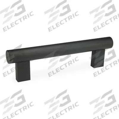 JW WINCO Pull Handle: Threaded Holes, Rear-Mount, 7.87 in Mounting Hole Center to Center - Load-Rated Straight-Leg Tubular Pull Handles