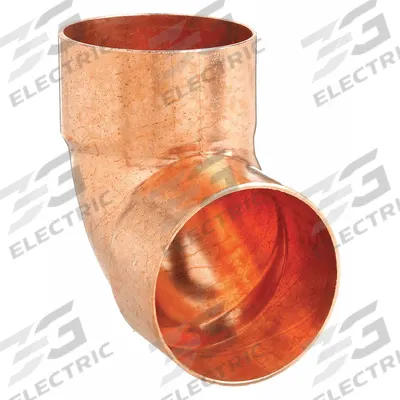NIBCO Sweat Fitting Elbow: 5 in CTS x 5 in CTS, Cup x FTG, Wrot Copper (MPN 607 5) - Wrot Copper Tube Fittings