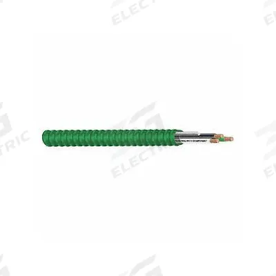 SOUTHWIRE Metal Clad Cable: 10 AWG, 6 Conductors, Solid, 1,000 ft, 600 V Volt - Healthcare Metal-Clad Building Cables