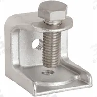 Beam Clamp: 316 Stainless Steel, 3/8 in Thread Size, 750 lb Load Capacity (MPN S60300BC00). Key specifications — Compatible Pipe Size: 3/8 in; Load Capacity: 750 lb; Material: 316 Stainless Steel; Thread Size: 3/8 in; Mounting Orientation: Bottom Mount; Mounting Style: Screw; For Use With: Cables; Conduits.