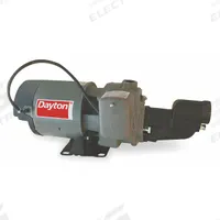DAYTON Shallow Well Jet Pump: 1 hp HP, Single Phase, 115/230V AC, 10.6 gpm, 135 ft Head, Included (MPN 1D872). Key specifications — Rated Voltage: 115/230V AC; Brand: DAYTON; Ejector Included: Ejector Included; Ejector: Included.