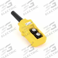 KH INDUSTRIES Pendant Control Station: (2) Push Buttons, 1NO, No Legend, NEMA 4/4X, (2) Push Buttons (MPN CPH02-D00-000A). Key specifications — AC Contact Rating: 5 A @ 125/240 V; Action: Momentary/Momentary; DC Contact Rating: 2 A @ 24 V; Enclosure Material: Thermoplastic; Hub Style: Dead-End; Legend: No Legend; Operator Configuration: (2) Push Buttons; Brand: KH INDUSTRIES.