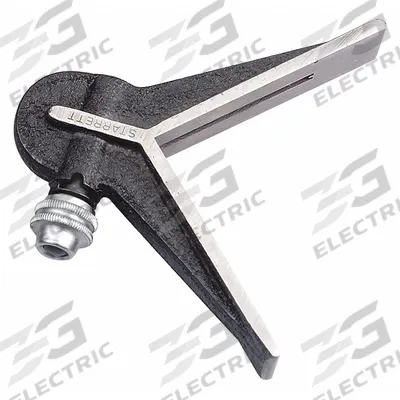 STARRETT Center Head: Head, Wrinkle, Cast Iron Steel - Machinist Combination Square Heads